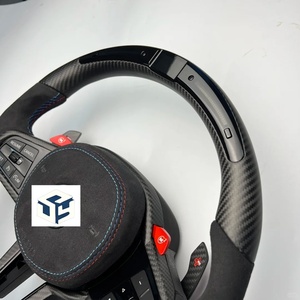 Volant chauffant personnalisé en fibre de carbone pour BMW M2 M3 M4 M5 F10 <span class=keywords><strong>F50</strong></span> F30 F32 F80 F82 F90 E90 E92 E60 E63 - Product Image 6