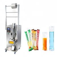Machine automatique haute vitesse de remplissage et de scellage de liquides pour bâtonnets glacés et sucettes glacées, pour l'industrie alimentaire, avec scellage arrière à hauteur étendue