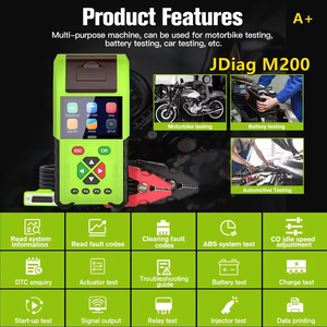 JDiag M200 Motorrad-Scanner ABS-Systemtest und Geschwindigkeitsanpassungsfunktionen für YAMAHA, BMW, DUCATI, KTM, CFMOTO - Product Image 2
