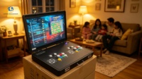 Console d'arcade portable pliable à grand écran de 24 pouces, 2 joueurs, Pandora Box 26800 jeux, console de bar pliable pour arcade à domicile