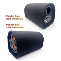 Subwoofer tunnel actif professionnel de 8 pouces pour voiture, audio automobile, basses puissantes, 12V CC, pour réaménagement automobile, vente en gros à prix abordable