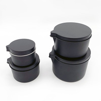RTS Vente en gros – Mini boîtes métalliques vides en fer blanc de 1 oz, 2 oz, 4 oz, 6 oz avec pulvérisateur à pompe, emballage rond