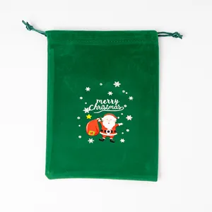 Venta caliente Beeswax Food Wrap Christmas Cotton Cordón Produce Bag