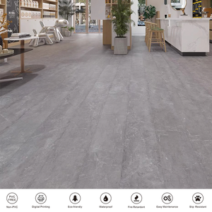 RPET พื้นไม้กว้างกันไฟกันน้ำ NON-PVC ปรับแต่งได้สำหรับห้องนอนสำนักงานห้องครัวโรงเรียน - Product Image 2