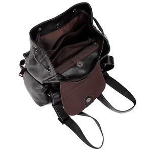 Moda Vintage borsa rossa <span class=keywords><strong>donna</strong></span> escursionismo <span class=keywords><strong>zaino</strong></span> in pelle per Laptop per la vita quotidiana - Product Image 6