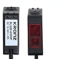 KRONZ Réflexion diffuse NPN/PNP Capteurs photoélectriques à onde laser à suppression de fond de faisceau pointu/linéaire