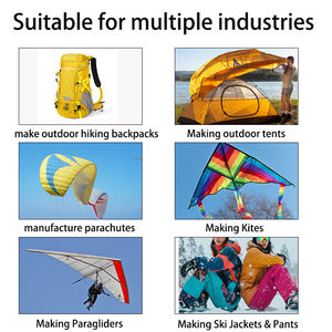 10D 15D 20D超軽量織りタフタリップストップナイロンファブリック防水 & 防風生地バッグ用ダウンジャケットとジャケット傘 - Product Image 6