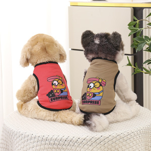 Gilet imprimé Minion pour chien et chat, en polyester respirant, plusieurs couleurs, à porter en été, printemps et automne - Product Image 3