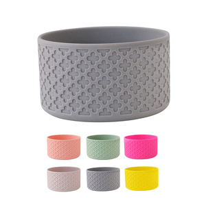 Manchon de bouteille d'<span class=keywords><strong>eau</strong></span> de sport à carreaux Texture <span class=keywords><strong>3D</strong></span> Housse de protection en silicone pour bouteilles de 12 oz et 40 oz <span class=keywords><strong>Eau</strong></span> bouillante Applicable - Product Image 5