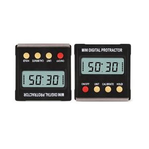 Toptan temel açı cetvel gonyometresi İnklinometre açı bulucu dijital Mini manyetik taban iletki - Product Image 1