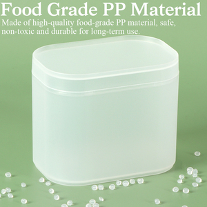 YUZMEI Boîte de 300 cotons-tiges en plastique, support pour cotons-tiges, boîte de rangement pour cotons-tiges, lingettes pour ongles, démaquillant de <span class=keywords><strong>voyage</strong></span>, étui de rangement pour tampons démaquillants - Product Image 4