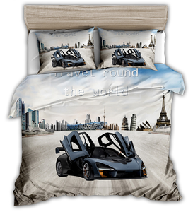 In Kỹ Thuật Số Trải Giường Duvet Cover <span class=keywords><strong>Set</strong></span> Bộ Đồ Giường - Product Image 4