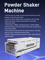 Nouvelle machine intégrée multifonctionnelle automatique d'impression DTF avec agitateur, 4 têtes d'encre pigmentée pour textiles et vêtements