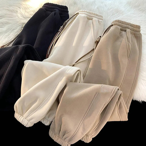 Vendita calda <span class=keywords><strong>pantaloni</strong></span> <span class=keywords><strong>della</strong></span> <span class=keywords><strong>tuta</strong></span> foderati in pile di nuovo stile <span class=keywords><strong>pantaloni</strong></span> <span class=keywords><strong>della</strong></span> <span class=keywords><strong>tuta</strong></span> a doppia vita in cotone a gamba dritta - Product Image 6
