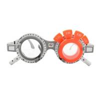 5 pièces de matériel de test optique : Montures d'essai pour examen de la vue avec distance pupillaire fixe (DP) de 52 à 70 mm