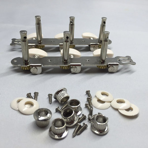 <span class=keywords><strong>Guitare</strong></span> électrique folk, manivelles d'accordage fermées triples argentées longues, accessoire d'instrument <span class=keywords><strong>de</strong></span> musique en ABS - Product Image 2