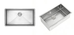 Fregadero <span class=keywords><strong>de</strong></span> <span class=keywords><strong>cocina</strong></span> y baño <span class=keywords><strong>de</strong></span> acero inoxidable calibre 18 SUS304 <span class=keywords><strong>de</strong></span> un solo tazón sin grifo, estilo bajo encimera, venta al por mayor - Product Image 4