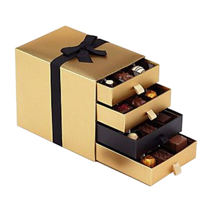 Tùy Chỉnh In Bán Buôn Sang Trọng Đa Chức Năng Ngăn Kéo Bao Bì Hộp Sô Cô La Hiển Thị Giá Lưu Trữ Bao Bì Hộp Giấy - Product Image 6