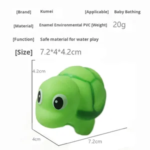 Nieuwe Aankomst Kleurrijke Variëteiten Schildpad Drijvend Piepend Waterspuitbad Speelgoed - Product Image 4