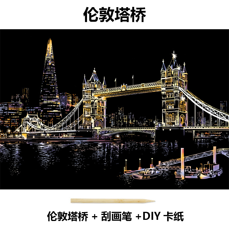 Pont de Londres coloré