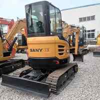 Mini-excavatrice sur chenilles Sany SY26U haute efficacité, fabrication chinoise d'origine, compacte, pour travaux de construction, d'aménagement paysager et agricoles.