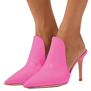 Chaussures de soirée à bout pointu pour femmes, grande taille, à enfiler, talons aiguilles, mules, escarpins - Product Image 6