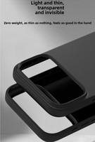 Coque de protection souple antichoc en TPU mat couleur unie pour 17 Pro Max, anti-chute, flexible, vente en gros
