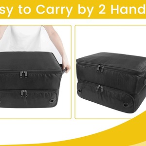 Foldable Trunk Organizer Nylon 8-11 Compartments Car Storage <b>Box</b> For Golf <b>Gear</b> And Shoes - Product Image 4