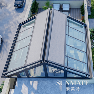 Véranda intelligente moderne en alliage d'aluminium <span class=keywords><strong>pour</strong></span> <span class=keywords><strong>serre</strong></span> personnalisée Triple verre trempé feuilleté <span class=keywords><strong>pour</strong></span> villa <span class=keywords><strong>Balcon</strong></span> Patio <span class=keywords><strong>Terrasse</strong></span> - Product Image 2