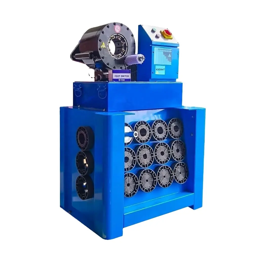 Sannce — machine à sertir hydraulique, de 6 à 64mm, avec changement rapide, support, pour tuyaux