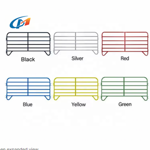 Tấm chắn chuồng tròn bằng kim loại mạ kẽm chất lượng cao, chống ăn mòn, di động, dùng cho gia súc, trang trại chăn nuôi, chuồng ngựa - Product Image 3