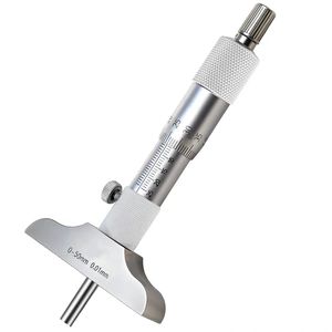 Micrometro di Profondità Meccanico ad Alta Precisione <span class=keywords><strong>0</strong></span>-25mm/<span class=keywords><strong>50mm</strong></span>, Strumento di Misurazione, Calibro di Profondità <span class=keywords><strong>0</strong></span>,01mm - Product Image 1