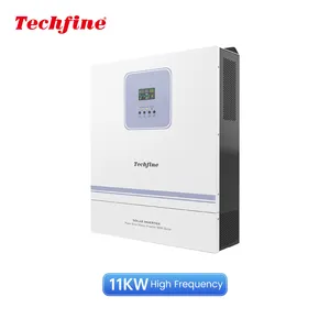 High Frequency 11kva Pv Input Single Phase 48 Volt 11kw Hybrid Solar Inverter Off Grid Power Inverter 48V Dc To Ac 230V Mppt