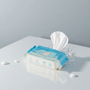 High Quality Private Label <b>Biodegradable</b> Flushable <b>Wipes</b> Organic Natural Cleaning Toilet Flushable Wet <b>Wipes</b> - Product Image 1