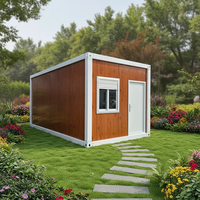 Enorme maison conteneur en acier portable de 20 pieds, modulaire, démontable et extensible, de conception moderne, pour hôtels, bureaux et ateliers - Classe A
