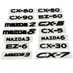 Autocollants de remplacement pour emblème de coffre arrière 3D ABS pour CX-5/CX-50/CX30, protection de carrosserie, adhésif puissant (réutilisable), garantie 1 an - Product Image 3