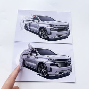 Wholesale Self Adhesive Inkjet Printing Sticker Waterproof Weather Proof Heavy <strong>UV</strong> <strong>Ink</strong> Kiss Cut Vinyl Sticker - Product Image 2