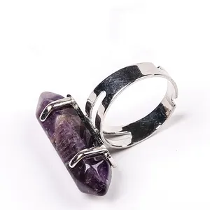 HZ Good Price jade ring saddle blue band with high quality stones and crystals