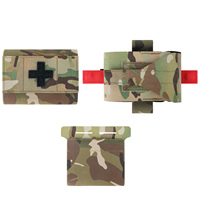 Pochette tactique Krydex Micro Trauma Pouch MED IFAK Kit, insert de premiers secours, support médical, support de garrot amovible MC