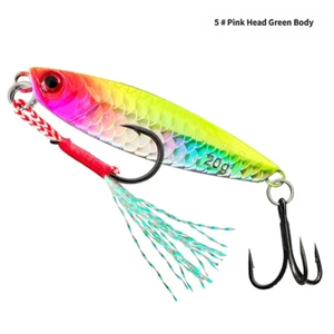Señuelos de pesca de largo alcance con diseño de <span class=keywords><strong>escamas</strong></span> de pez, señuelos artificiales al por mayor, piezas de cebo de pescado desnudo, señuelos giratorios de placa de hierro - Product Image 3