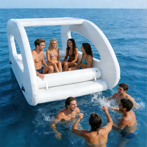 EASYFUN Yacht gonflable de luxe, <span class=keywords><strong>bateau</strong></span> de pêche gonflable électrique solaire pour le sport et les loisirs, jeux aquatiques en plein air sur la mer - Product Image 1