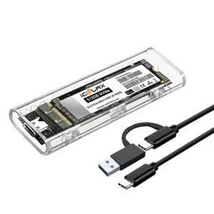 ICOOLAX新M.2固态硬盘外置硬盘2TB外置USB 3.0光盘便携式固态硬盘1tb移动硬盘外置固态硬盘笔记本电脑