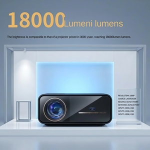 <span class=keywords><strong>Projecteur</strong></span> de cinéma maison A80 |   Système Android Full HD 1080P, 1000 lumens ANSI, écran Ultra HD, diffusion d'écran |   Directement de l'usine - Product Image 3