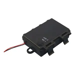 WBH5-3004 4.5伏防水黑色AA电池盒防水电池座3AA带150毫米电线