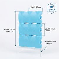 Garder la brique de glace froide de sac à dos de refroidisseur pour le transport de long temps de nourriture