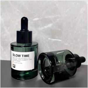 Bouteilles compte-gouttes en verre vert foncé de haute qualité 30ml 50ml Tubes d'emballage d'huile de massage d'huile essentielle de sérum de soin de la peau - Product Image 6