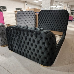 Ensemble <span class=keywords><strong>de</strong></span> meubles <span class=keywords><strong>de</strong></span> chambre à coucher <span class=keywords><strong>de</strong></span> luxe moderne, <span class=keywords><strong>lit</strong></span> super king avec télévision motorisée sous le <span class=keywords><strong>lit</strong></span>, <span class=keywords><strong>lit</strong></span> queen size avec télévision et cheminée - Product Image 5