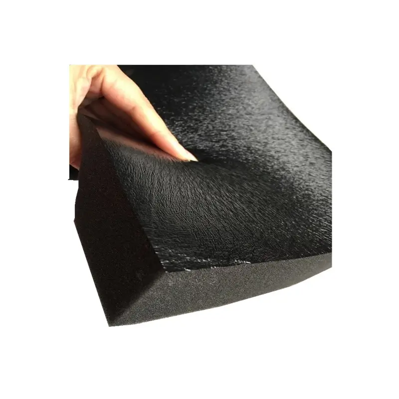 Промышленная черная полиуретановая пена с дышащей пленкой, резиновый пенопластовый лист