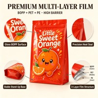 Sacs refermables en plastique laminé avec fermeture éclair, emballage pour produits comestibles, anti-odeur, bonbons gélifiés, sacs Mylar de 3,5 g, impression personnalisée