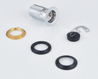 G1-1/4 "Bad Bad zubehör Pull-Lift Gefäß Waschbecken Plug Drain Basin Abfall mit Überlauf loch
